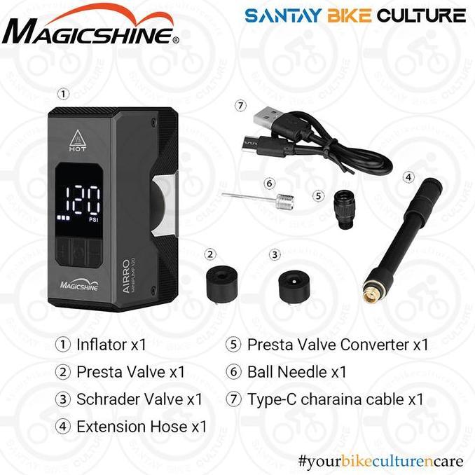 Magicshine Airro Mini Inflator Pompa Elektrik Sepeda