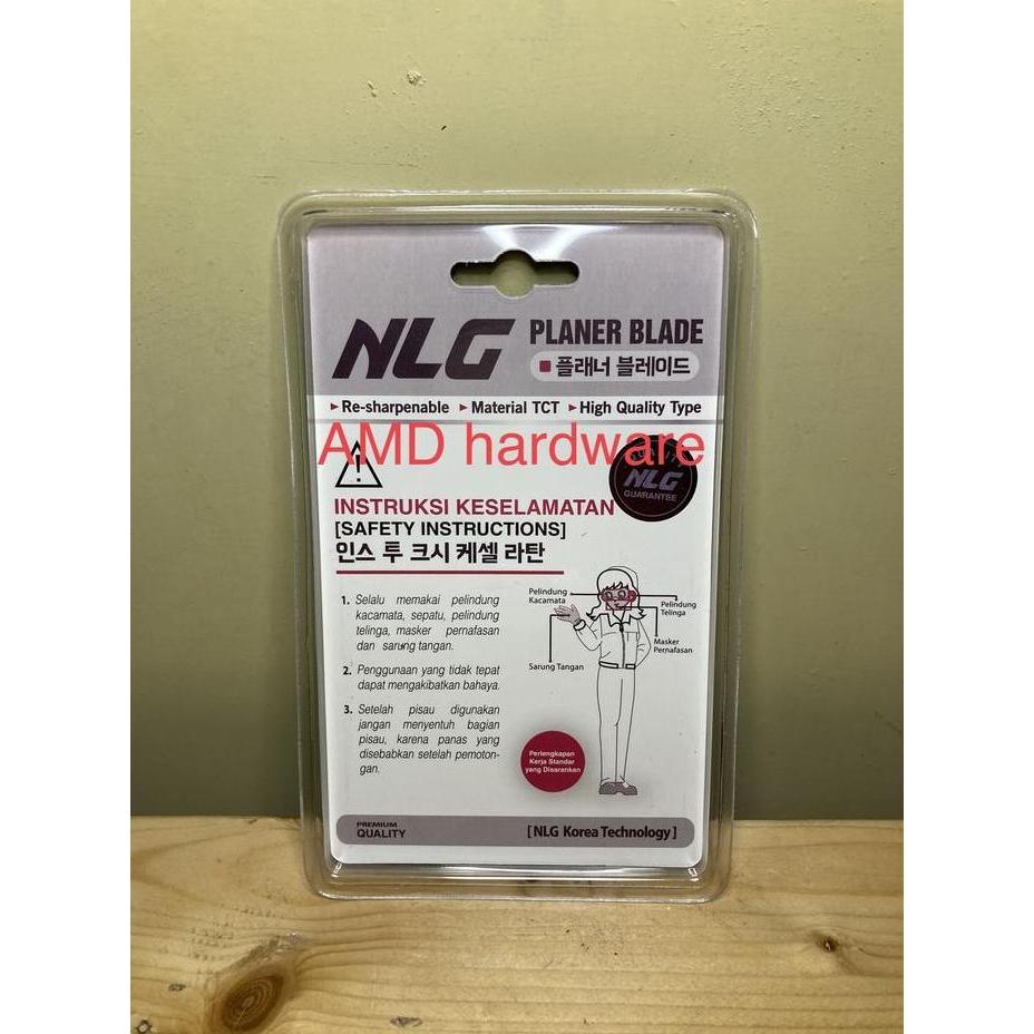 NLG TCT PLANER BLADE MATA PISAU 82MM u/ Mesin Serut Ketam Makita Ryobi