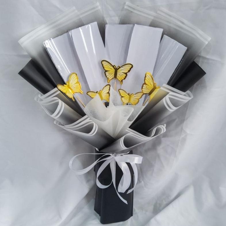 Best Seller Rainbow Florist Buket Kupu Kupu | Buket Uang | Money Bouquet | Buket | Butterfly Bouquet