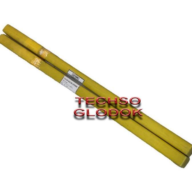 Kawat las tig ER80S-B8 (ER505) DENKI diameter 2.4 mm (harga per box)