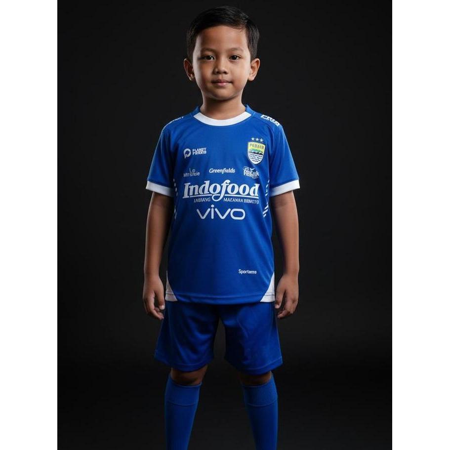 New jersey persib 2024 jersey persib anak   setelan baju persib anak bica custom nama