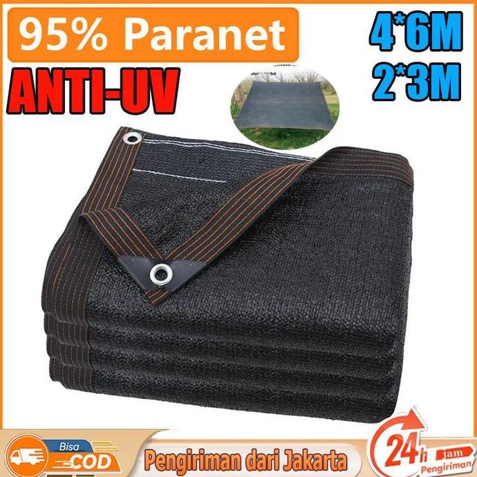 ATHHINE 95% Anti-UV Jaring / Paranet Shading Net Anti UV Sunshade Net / Lebar 2*3/4*6M  Jaring Rumah