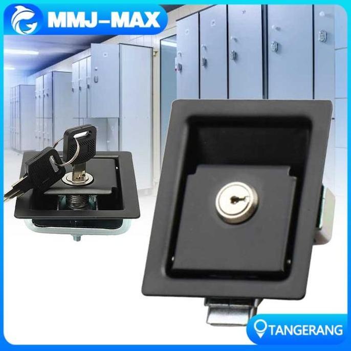 NUMAQUEEN 9x7cm Door Lock Genset / Door Lock Kunci Pintu Hitam Sedang Genset Panel