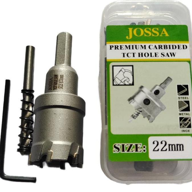 JOSSA Hole Saw TCT 22mm PREMIUM / JOSSA HOLE SAW STAINLESS 22mm PREMIUM