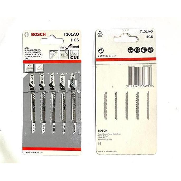 Mata Jigsaw / Mata Gergaji Kayu Hcs T 101 Ao Bosch