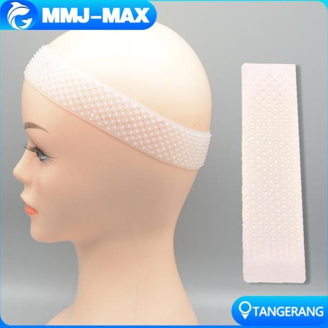 NUMAQUEEN Hair Band Silicone Wig Silikon Grip Headband Bandana Penahan Rambut Palsu Silicone Hair Ba