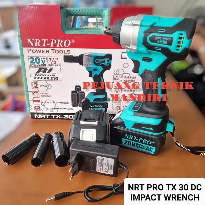 BOR CORDLESS IMPACT WRENCH BRUSHLESS NRT PRO TX30 DC / NRT PRO TX 30DC