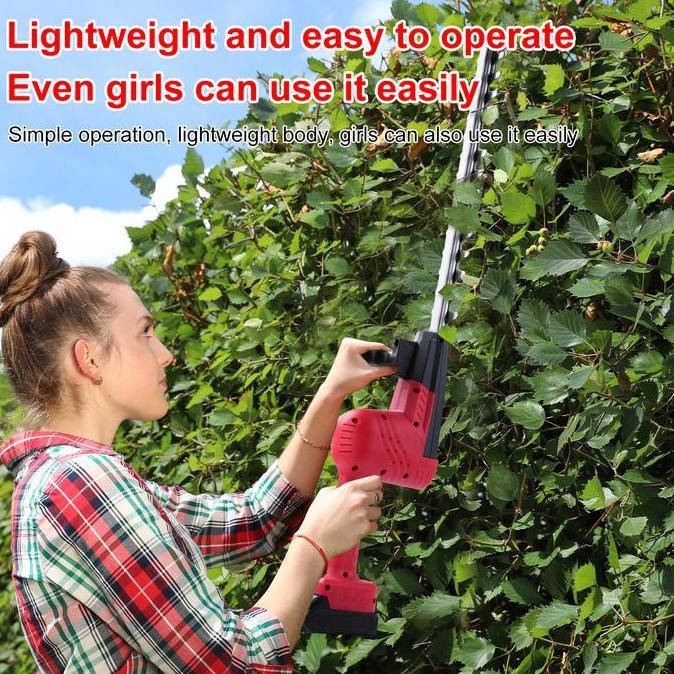 BLAZONE 21V E3 Gergaji Listrik  Cordless Electric Hedge Trimmer Handheld Household Garden Trimmer Sh