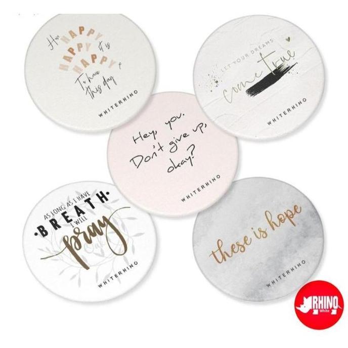 JODHOZ TATAKAN GELAS DIATOMITE / DIATOMITE MUD COASTER / DRINK COASTER / TATAKAN GELAS /DIATOMITE CO