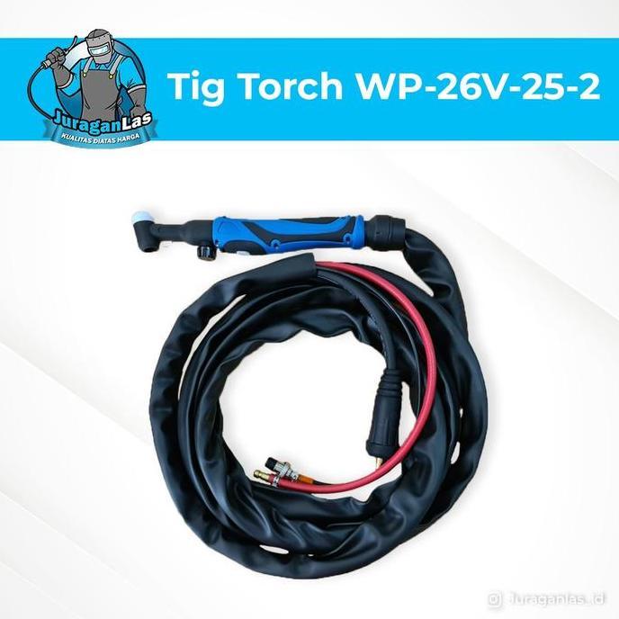 Stang Las Argon / Tig Torch Set WP-26V panjang 8 meter