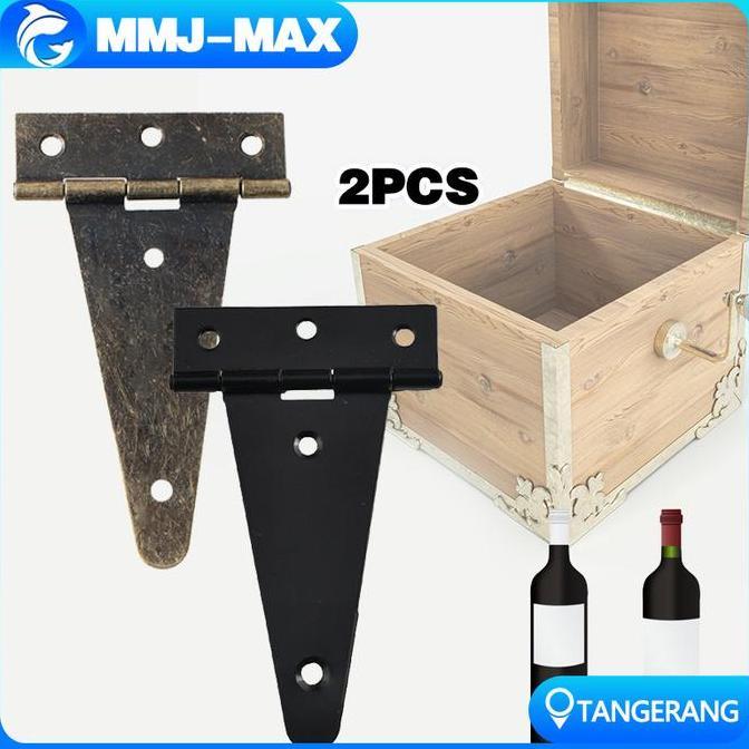 NUMAQUEEN Engsel T Gudang 2pcs/Engsel T Gaya Garasi/Engsel Pintu Gudang