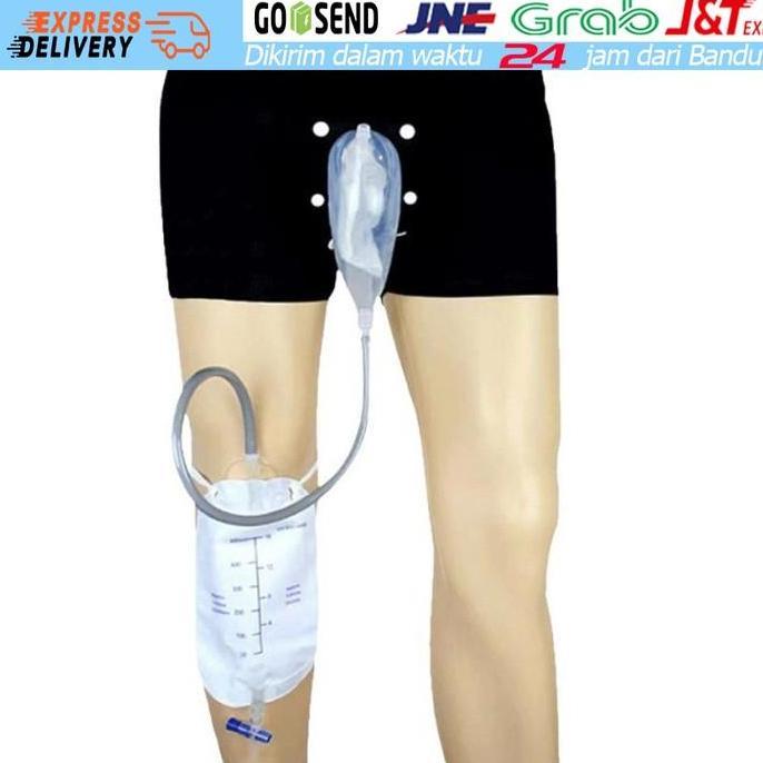 BLAZONE Urine Bag Leg Kantong Urine Paha Alat Bantu Kencing Pipis Kateter Luar Pria Urinal Bag Pee H