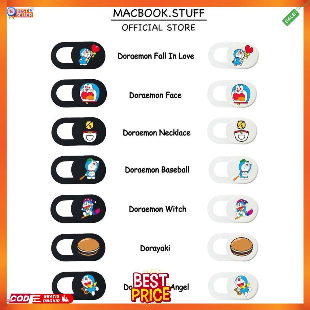 Custom Doraemon Part I Pelindung Penutup Webcam Kamera Cover Camera Depan Laptop Hp Asus Dell Samsun