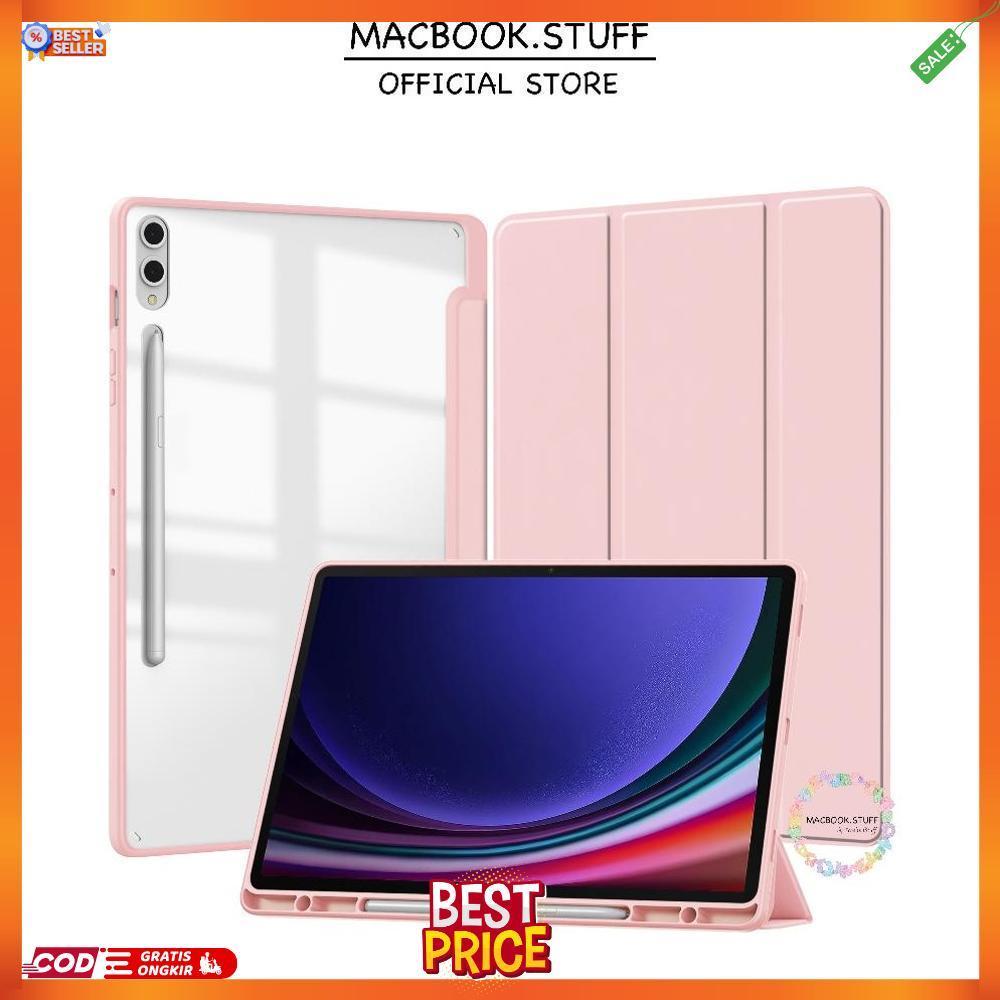Acrylic Case Samsung With Pen Holder For Samsung Tab Tablet S6 Lite A7 Lite A8 A9 A9+ Plus S9 Fe [C1