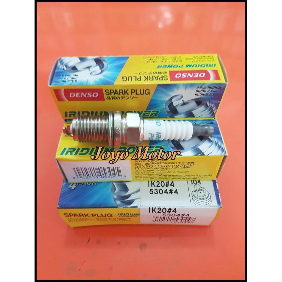 TERBARU BUSI MOBIL MERK DENSO IRIDIUM IK20 YARIS VIOS AVANZA XENIA NON VVTI 