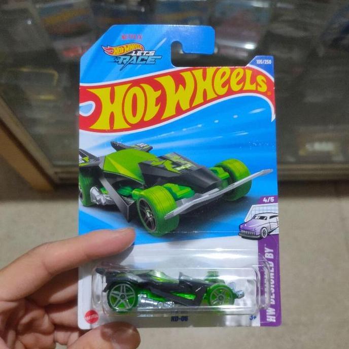 hot wheels rd 06 hitam hijau