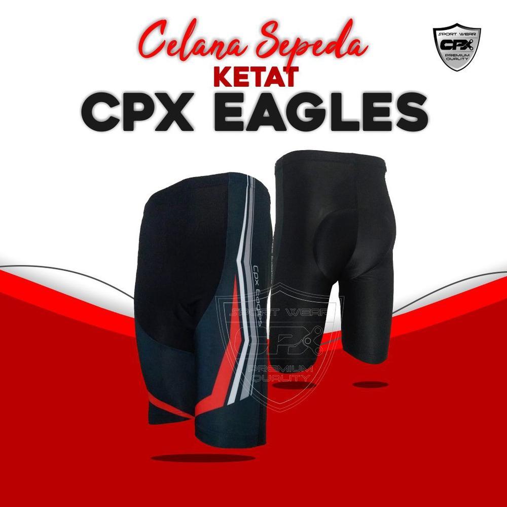 TERBARU CPX Sport Setelan Baju Jersey Sepeda RB RoadBike Celana Gowes Padding Spon terbaik