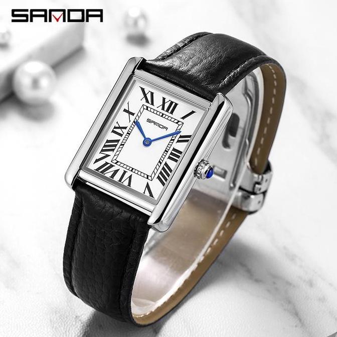 Cloknlok- Jam Tangan Pria Analog Tali Kulit Sanda 1108L