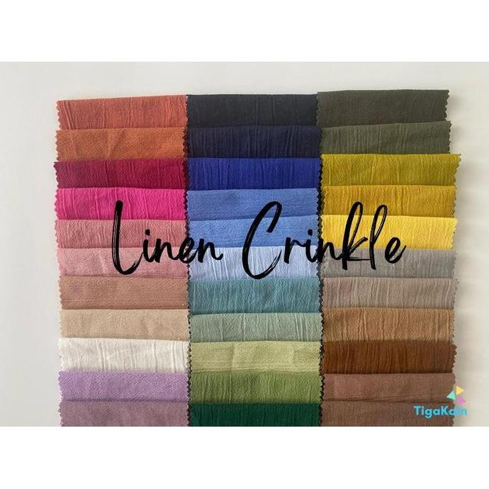 Giocare- 1 Meter Kain Linen Crinkle / Linen Crincle