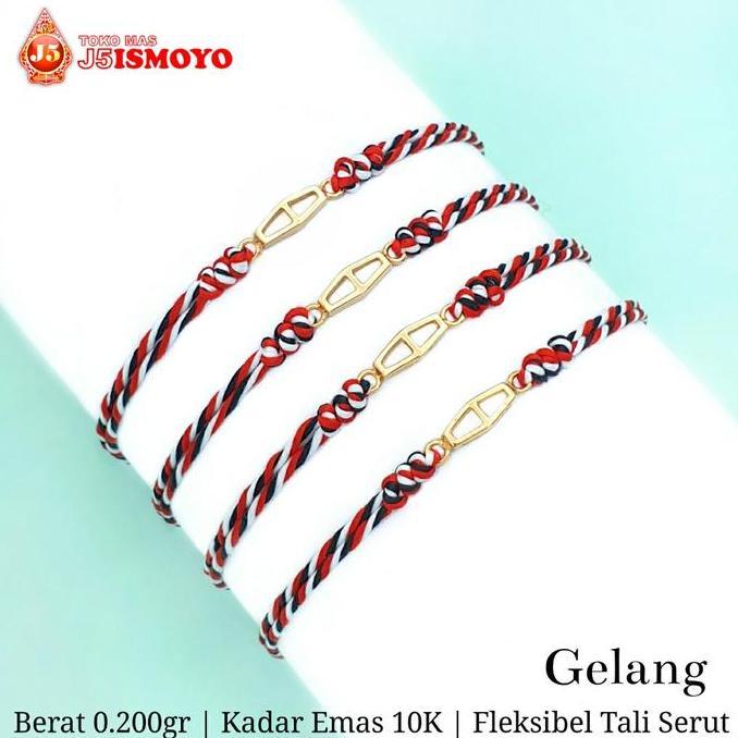 Gelang Emas Tali Tridatu Rellyn J5 Ismoyo DS