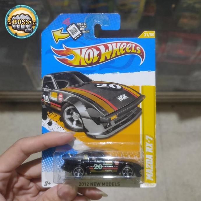 hot wheels mazda rx 7 ngk hitam