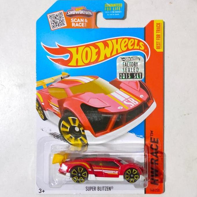 Hotwheels Hot Wheels Super Blitzen merah Factory Sealed 2015 HW Race