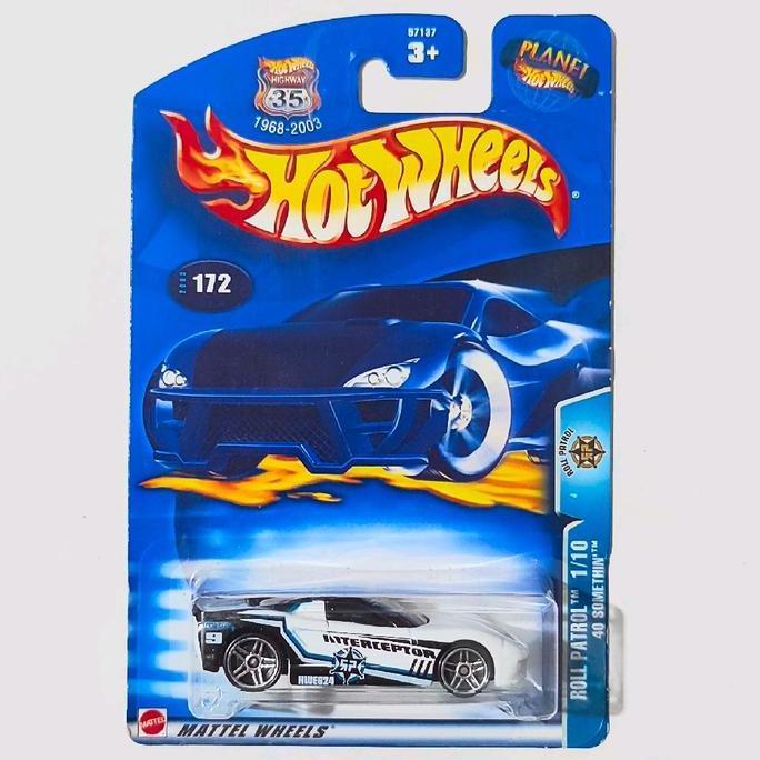 Hotwheels Hot Wheels 40 Somethin putih 2003 Roll Patrol