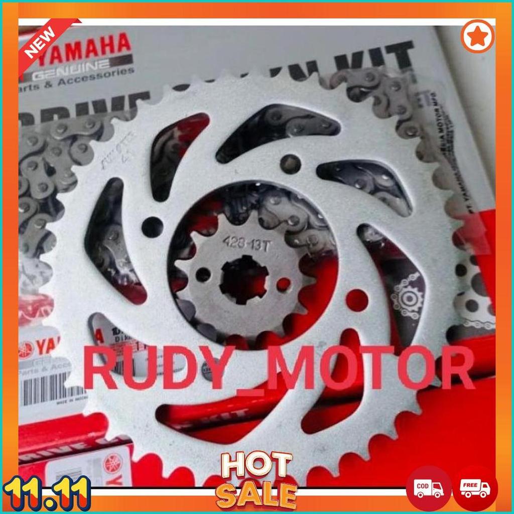 GEAR SET GIR SET JUPITER Z1 INJEKSI YAMAHA 1DY SET RANTAI GIR DEPAN BELAKANG [S1]