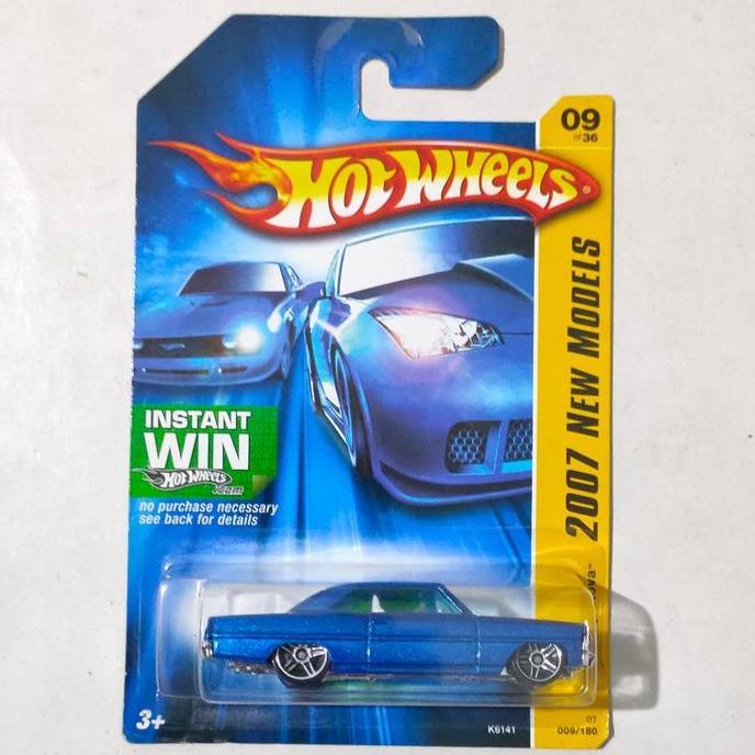 Hotwheels Hot Wheels 1966 66 67 Chevy Nova biru 2007 New Models