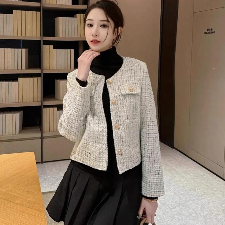FAST DELIVERY MISS EMITA BAJU OUTER MERAH CROP TOP LENGAN PANJANG BLAZER WANITA PREMIUM LONG OUTER B