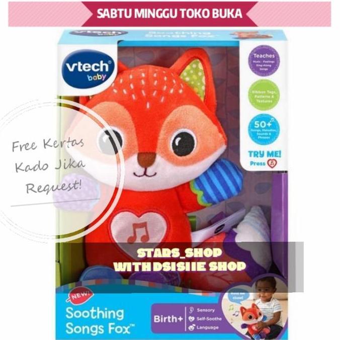 TERLARIS VTECH BABY SOOTHING SONGS FOX DOLL ORINAL / BONEKA EDUKASI
