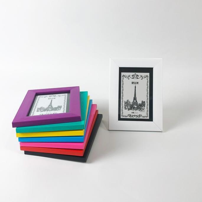 Topla Frame Foto Motif  Kayu Ukuran 4R  Tempat Foto dan Bingkai Foto Dinding bingkai  profil