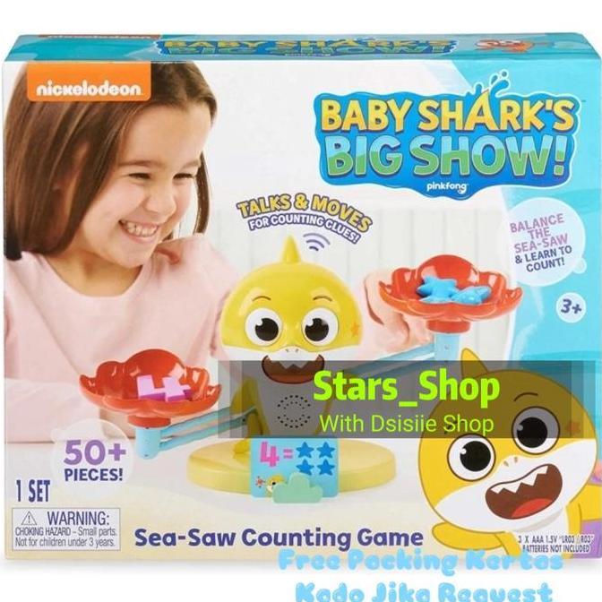 TERLARIS BABY SHARK BSHOW SEA SAW COUNTING GAME TALK & MOVE ORINAL