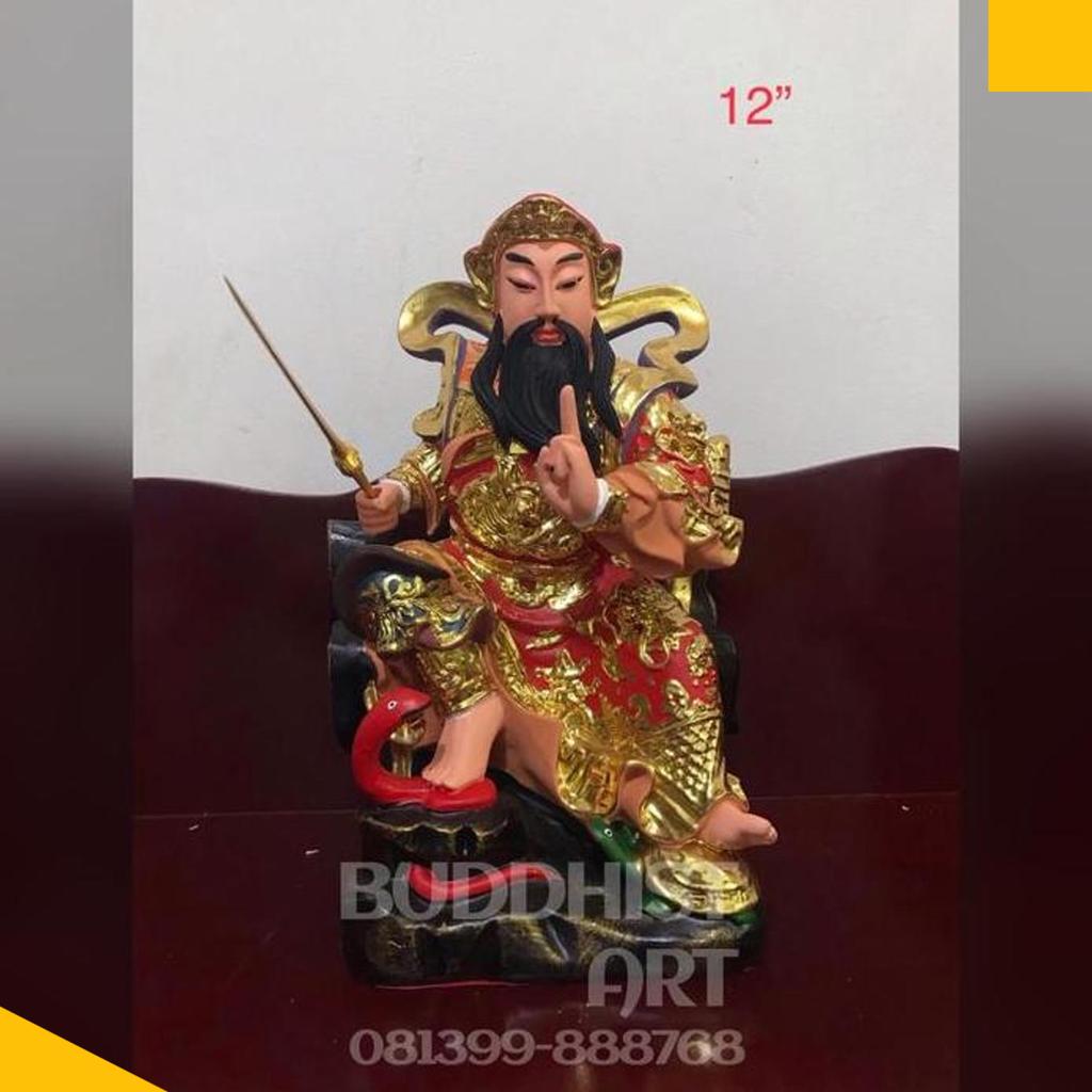 Patung Dewa Siong Te Kong Hian Thian Sang Ti Siong Te Kong 12 Inch
