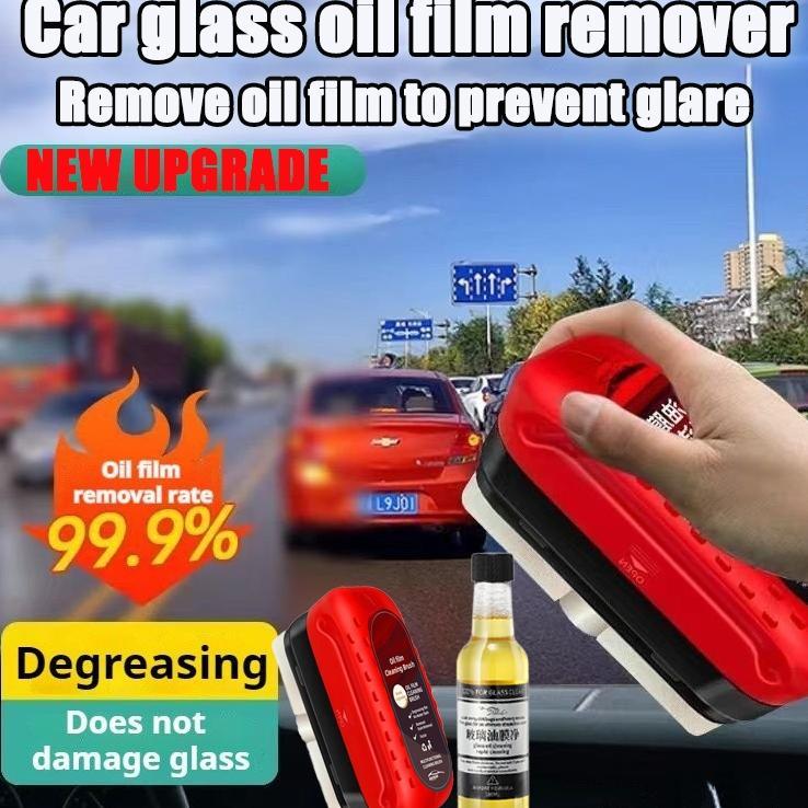 [Cod] Obat Pembersih Jamur Kerak Kaca Mobil Car Glass Oil Film Removing Cairan Pembersih Kaca Obat J