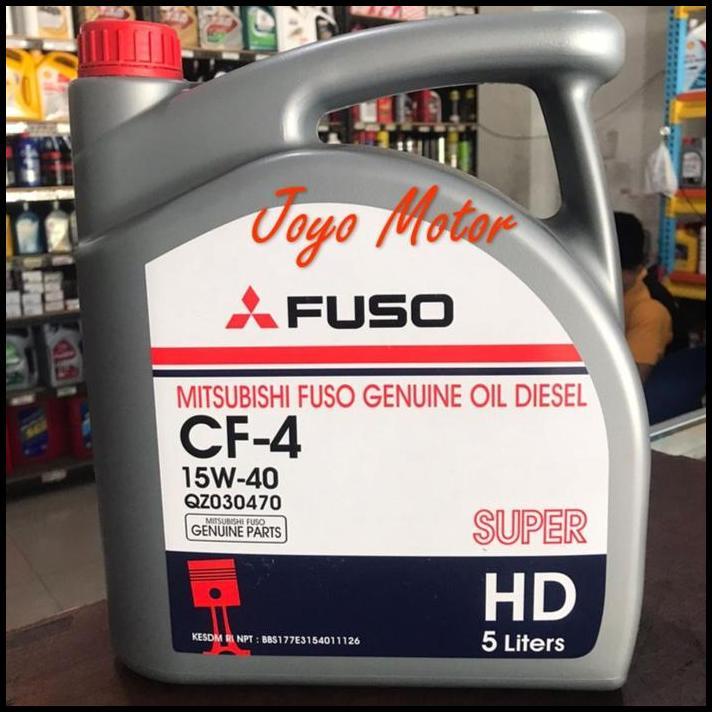 BEST DEAL OLI MESIN DIESEL ASLI MITSUBISHI CF-4 SUPER HD SAE 15W-40 5 LITER QZ030470 