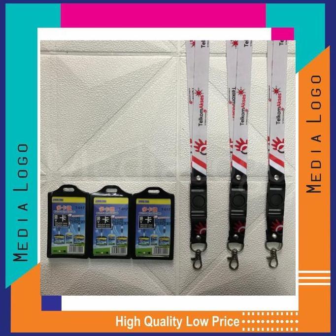 IndiHome-Lanyard Printing Gantungan Id Card Telkom Akses (Paket Murah)