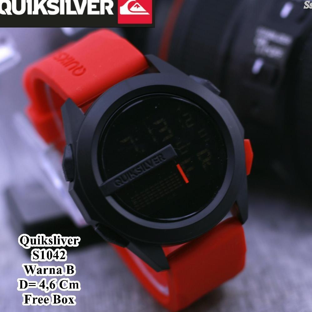 DISKON JAM TANGAN PRIA QUIKSILVER DIGITAL OCEAN STAINLESS STEEL