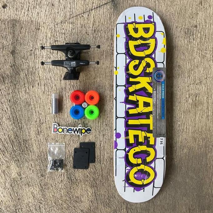 TERLARIS FULLSET COMPLETE SKATEBOARD UNTUK JUNIOR SIZE 7,5