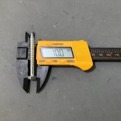 1/4 x 3" Inch Lag Screw Deskrup Baut Sekrup Kayu & Fisher Kunci 10