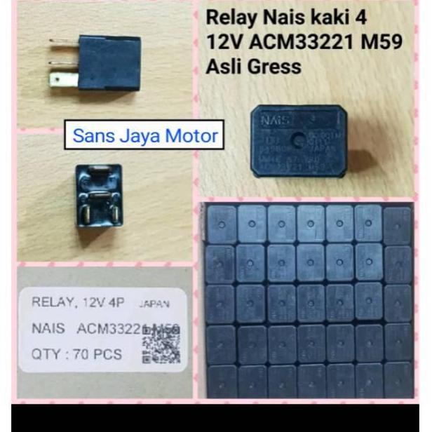Relay Nais Kaki 4 Buat Semua Mobil Honda Ori Jepang Terbaru