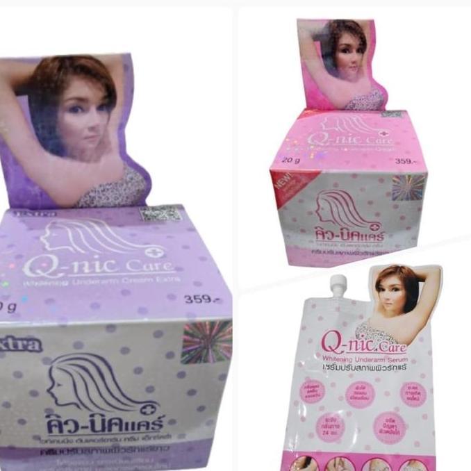 Skinyou- Q Nic Care Whitening Underarm Cream Qnicare Krim Ketiak Deodorant Q-Nic Care Pemutih Ketek 