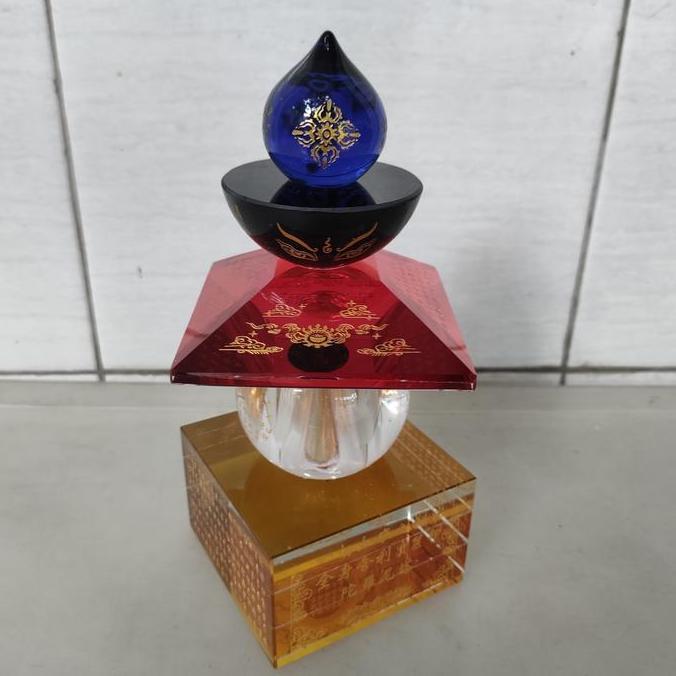 siap kirim] tempat relik model pagoda 5 elemen ukuran besar 18 cm