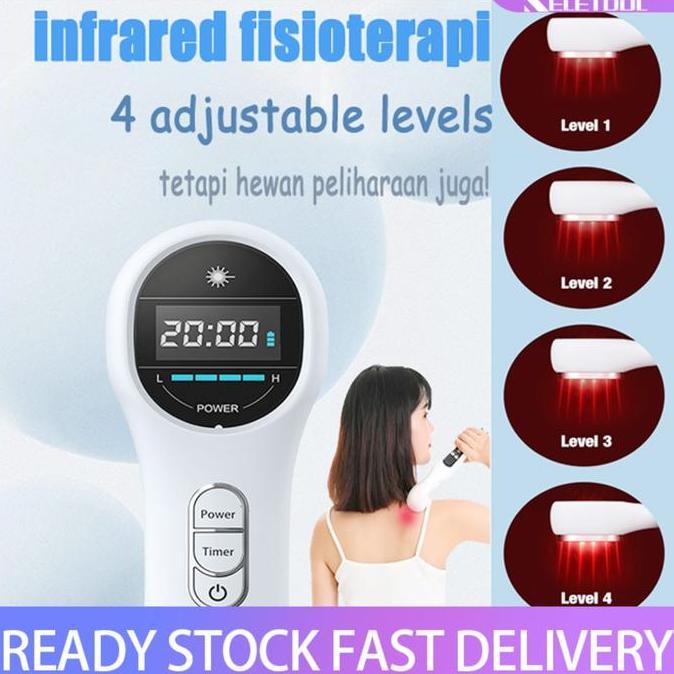 MORIFOYU 17 Laser 4 Intensitas Alat Fisioterapi Lampu Infrared Fisioterapi Terapi Laser Nyeri Sendi 