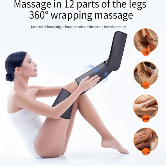 MORIFOYU Pengiriman cepat  Alat Pijat Kaki leg feet Massager All-in-One Alat Pijat Kaki Berpemanas A
