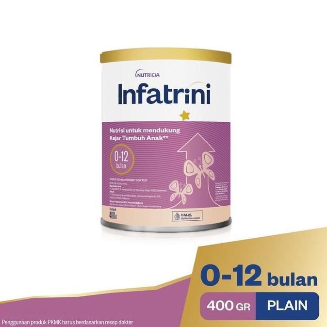Gyunyu- Infantrini Powder 400 G - Susu Bubuk Formula Pertumbuhan 0-12 Bulan