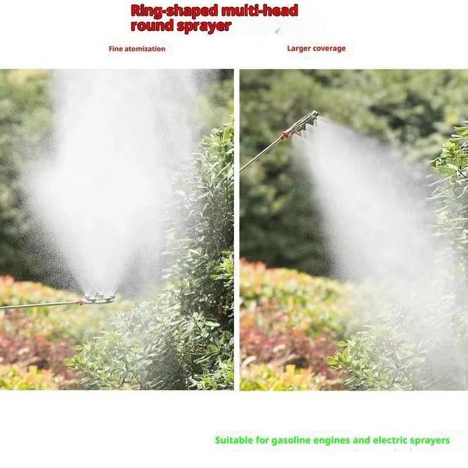 PHLOX NOZZLE SPRAYER MISTING 5 LOBANG STAINLESS / NOZZLE SPRAYER KABUT SUPER HALUS 5 TITIK MELINGKAR