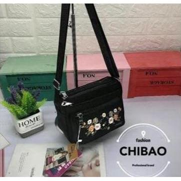 New Tas Selempang Wanita Chibao Terbaru Motif Bunga 0071-11