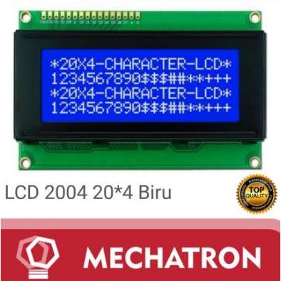 Lansungkirim- Lcd2004 20X4 Lcd 2004A Lcd 2004 Lcd Module 5V Biru Blue Backlight