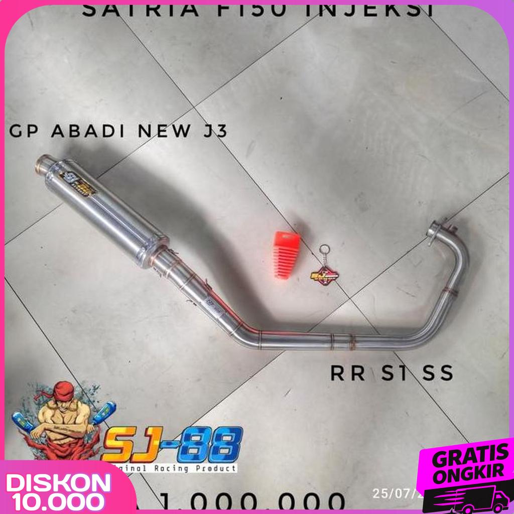 Knalpot Racing Sj88 Full System Satria Fu Injeksi Rr S1